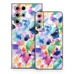 Watercolor Crystals and Gems Samsung Galaxy S22 Series Skin