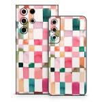 Watercolor Squares Samsung Galaxy S22 Series Skin