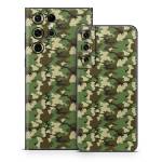 Woodland Camo Samsung Galaxy S22 Series Skin