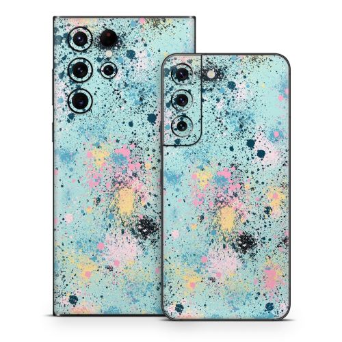 Abstract Ink Splatter Samsung Galaxy S22 Series Skin