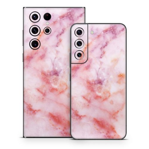 Blush Marble Samsung Galaxy S22 Series Skin