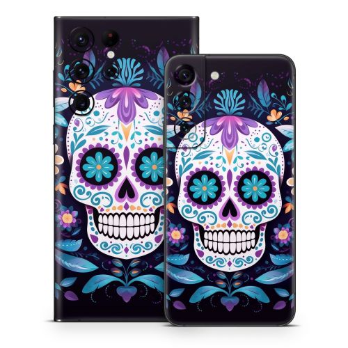Calavera Azul Samsung Galaxy S22 Series Skin