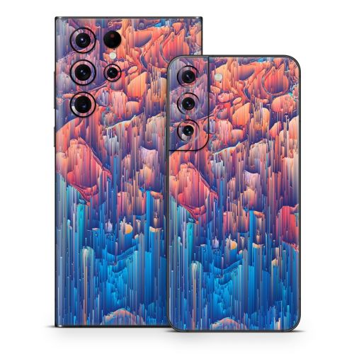 Cloud Glitch Samsung Galaxy S22 Series Skin