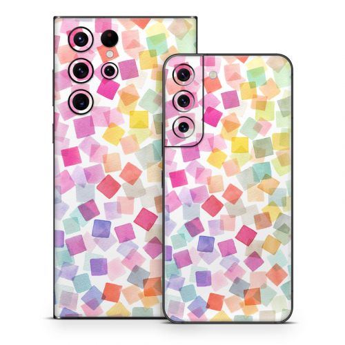Confetti Squares Samsung Galaxy S22 Series Skin