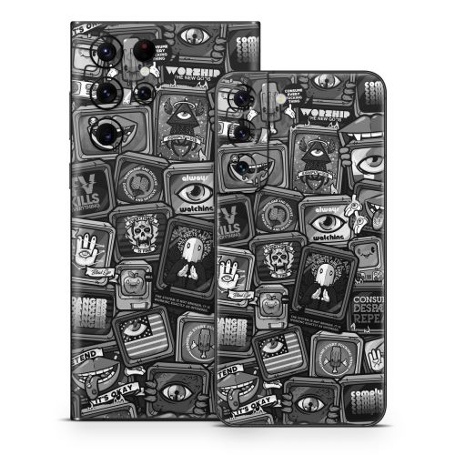 Distraction Tactic B&W Samsung Galaxy S22 Series Skin