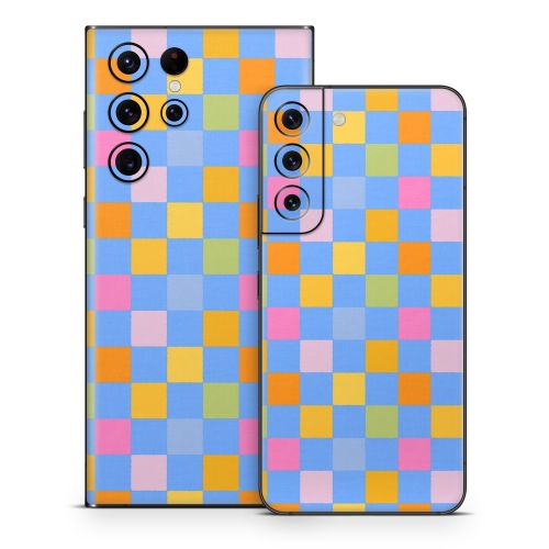 Eclectic Checker Samsung Galaxy S22 Series Skin