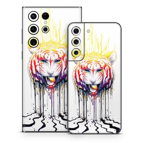 Fading Tiger Samsung Galaxy S22 Series Skin
