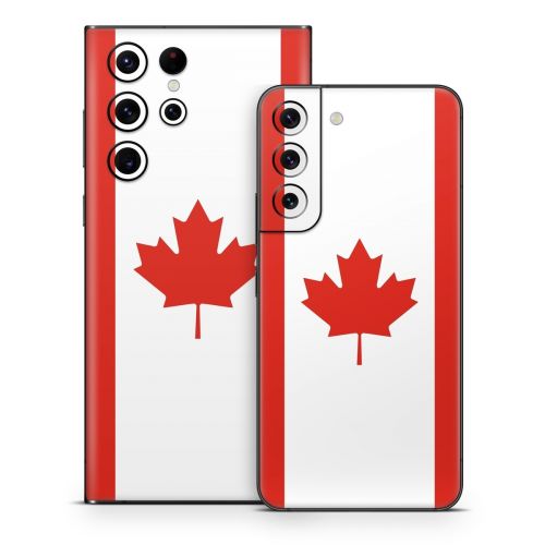 Canadian Flag Samsung Galaxy S22 Series Skin