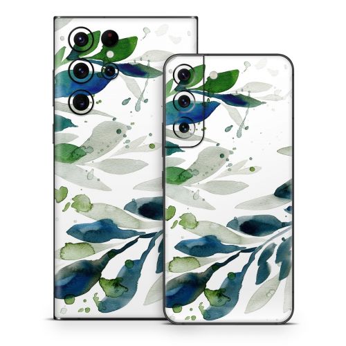 Floating Leaves Samsung Galaxy S22 Series Skin