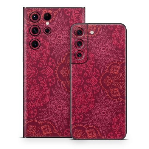 Floral Vortex Samsung Galaxy S22 Series Skin