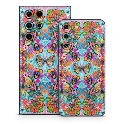 Free Butterfly Samsung Galaxy S22 Series Skin
