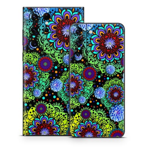 Funky Floratopia Samsung Galaxy S22 Series Skin
