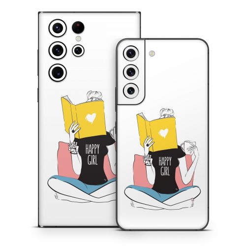 Happy Girl Samsung Galaxy S22 Series Skin