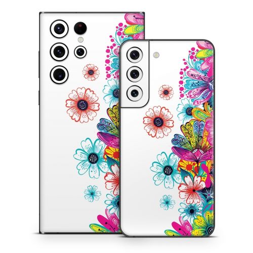 Intense Flowers Samsung Galaxy S22 Series Skin