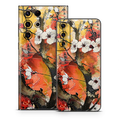 Japanese Blossoms Samsung Galaxy S22 Series Skin