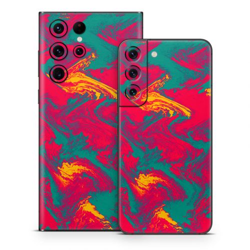 Lava Flow Samsung Galaxy S22 Series Skin