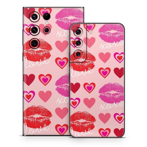 Love Hugs Kisses Samsung Galaxy S22 Series Skin