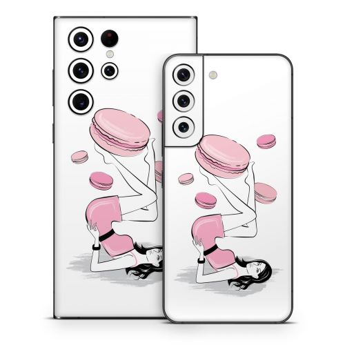 Macaron Girl Samsung Galaxy S22 Series Skin