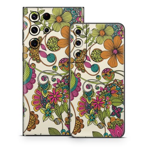Maia Flowers Samsung Galaxy S22 Series Skin