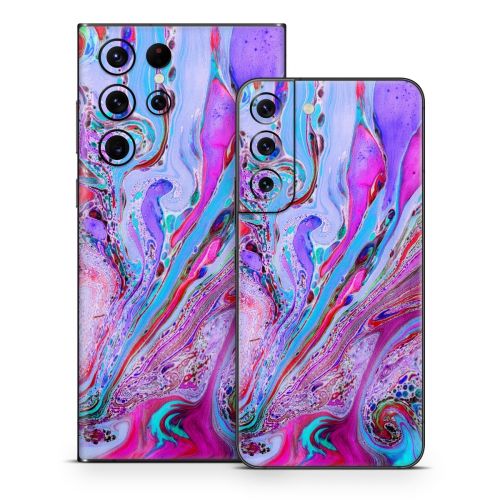 Marbled Lustre Samsung Galaxy S22 Series Skin