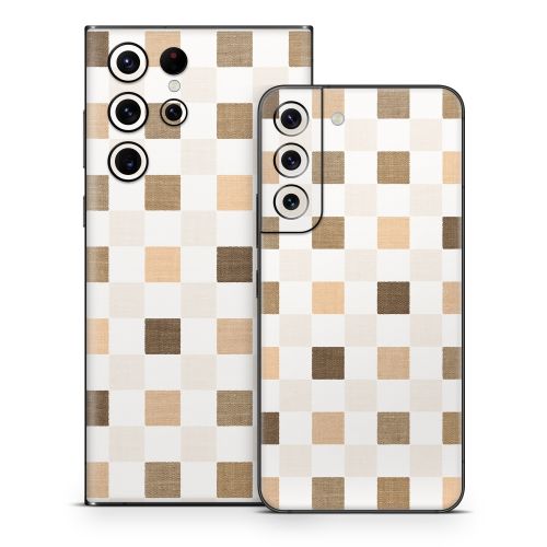Neutral Checker Samsung Galaxy S22 Series Skin