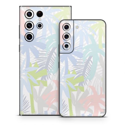 Pastel Palms Samsung Galaxy S22 Series Skin