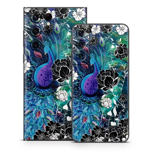 Peacock Garden Samsung Galaxy S22 Series Skin
