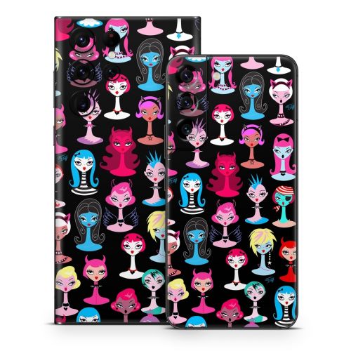 Punky Goth Dollies Samsung Galaxy S22 Series Skin