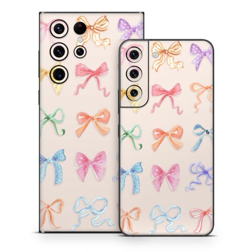 Rainbow Bows Samsung Galaxy S22 Series Skin