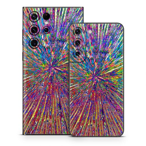 Rainbow Burst Samsung Galaxy S22 Series Skin