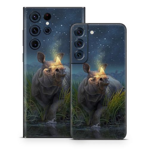Rhinoceros Unicornis Samsung Galaxy S22 Series Skin