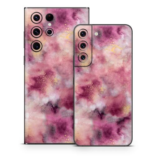 Smoky Marble Watercolor Samsung Galaxy S22 Series Skin