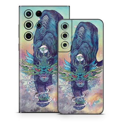 Spectral Cat Samsung Galaxy S22 Series Skin