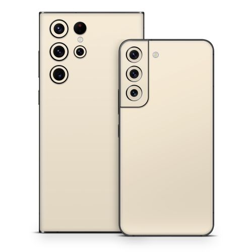 Solid State Creme Samsung Galaxy S22 Series Skin