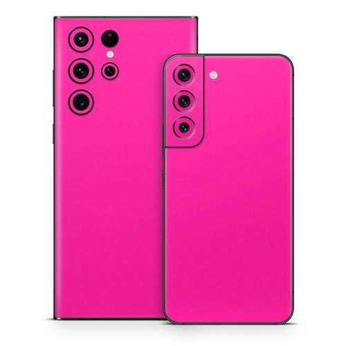 Solid State Malibu Pink Samsung Galaxy S22 Series Skin