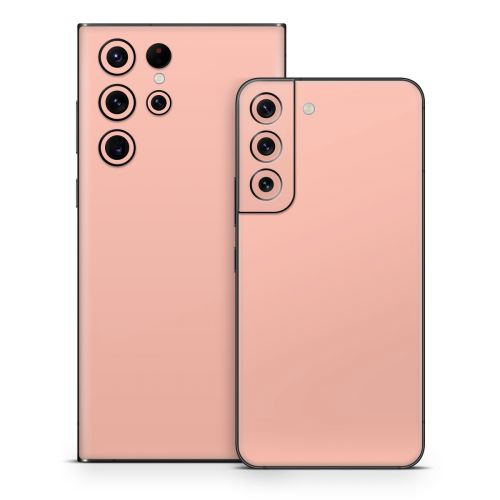 Solid State Peach Samsung Galaxy S22 Series Skin