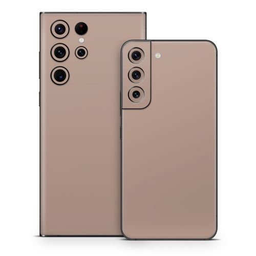 Solid State Rustic Pink Samsung Galaxy S22 Series Skin