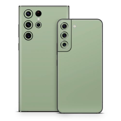 Solid State Sage Samsung Galaxy S22 Series Skin
