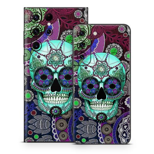 Sugar Skull Sombrero Samsung Galaxy S22 Series Skin