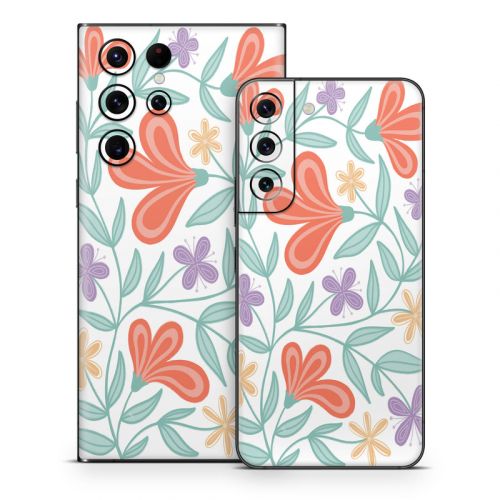 Summer Blooms Samsung Galaxy S22 Series Skin