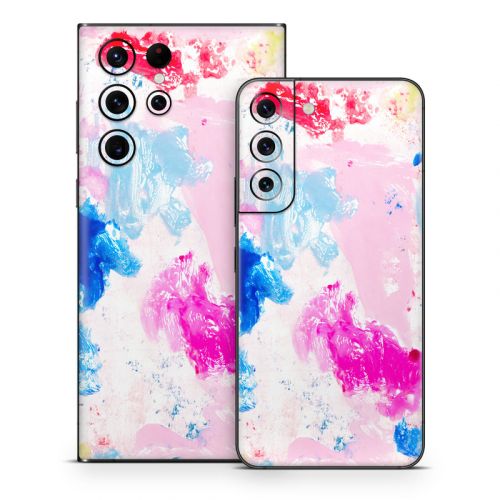 Sunny Day Finger Paint Samsung Galaxy S22 Series Skin