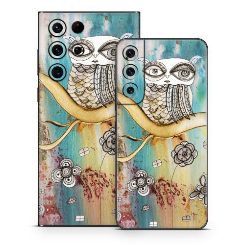 Surreal Owl Samsung Galaxy S22 Series Skin