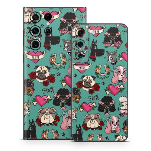 Tattoo Dogs Samsung Galaxy S22 Series Skin