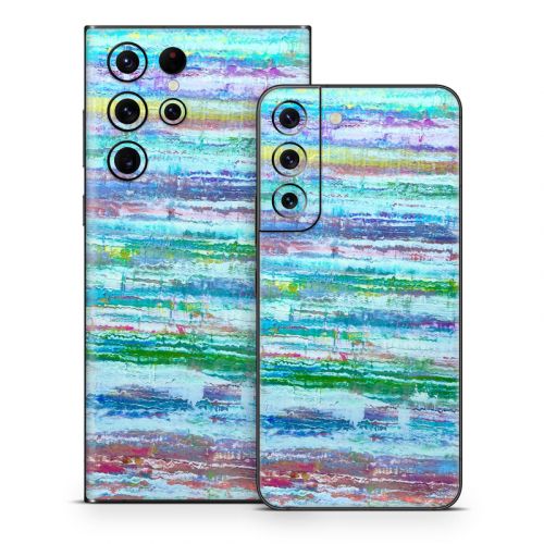 Textured Stripes Samsung Galaxy S22 Series Skin