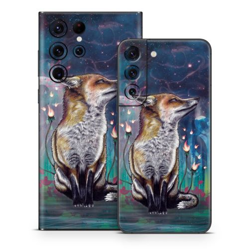 There is a Light Samsung Galaxy S22 Series Skin