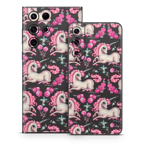 Unicorns and Roses Samsung Galaxy S22 Series Skin