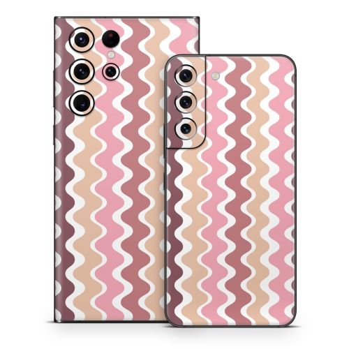 Pink Waves Samsung Galaxy S22 Series Skin
