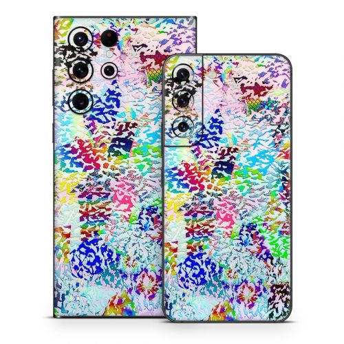 White Etching Samsung Galaxy S22 Series Skin