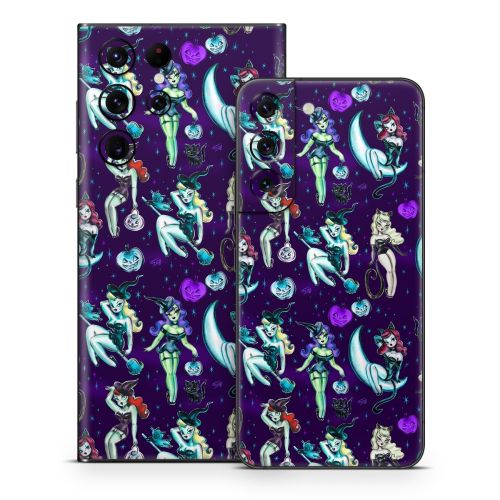 Witches and Black Cats Samsung Galaxy S22 Series Skin