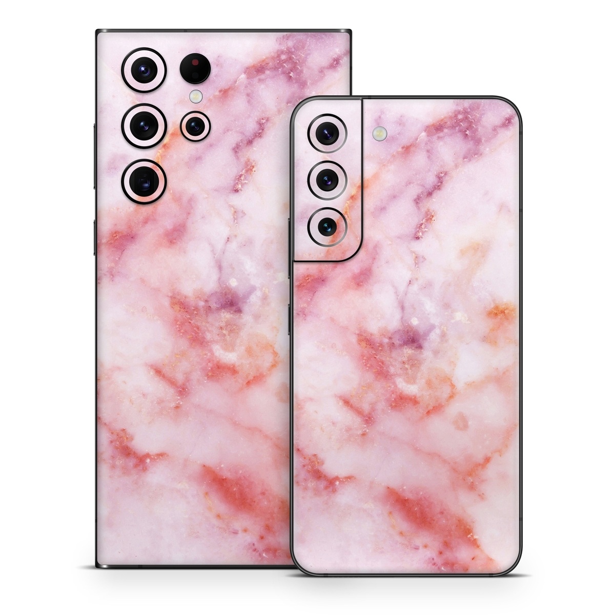 Samsung Galaxy S22 Series Skin design of Pink, Skin, Flesh, Textile, Fur, with pink, red, white, purple, orange colors